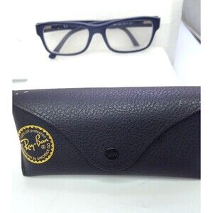 Ray-Ban Gray Eyeglasses Frames Only RB 5268 5583 52 -17- 135 w Black Snap Case